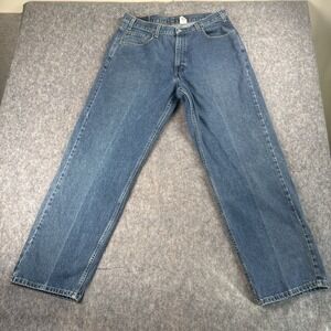Vintage Levi's 569 90s Large Straight Fit Jeans 36x32
